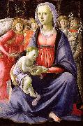 La Vierge et l'Enfant entoures de cinq anges Botticelli